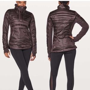 {Lululemon} Down For A Run Pullover II in Black Cherry - Women’s 6